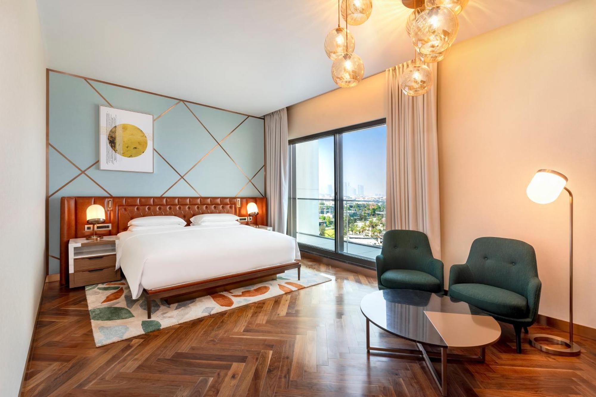 Hyatt Centric Jumeirah Ντουμπάι Εξωτερικό φωτογραφία A bedroom at the hotel